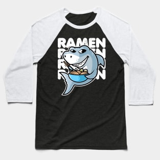 Shark Ramen Bowl Kawaii Neko Anime Japanese Noodles product Baseball T-Shirt